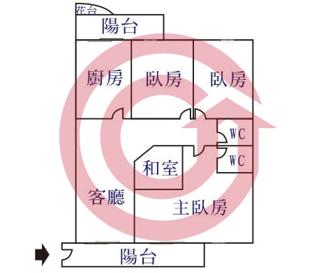 格局圖