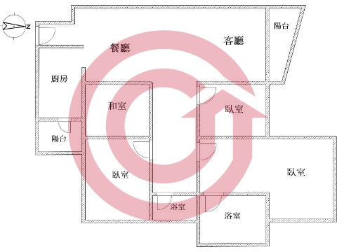 格局圖