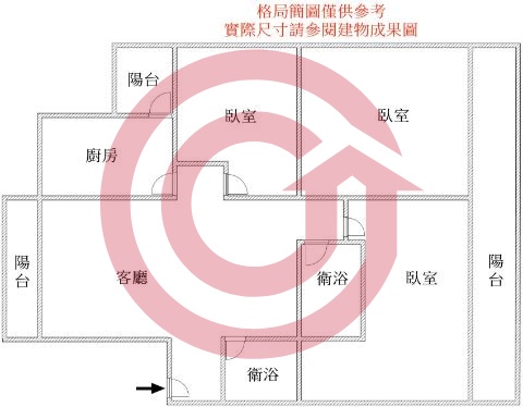 格局圖