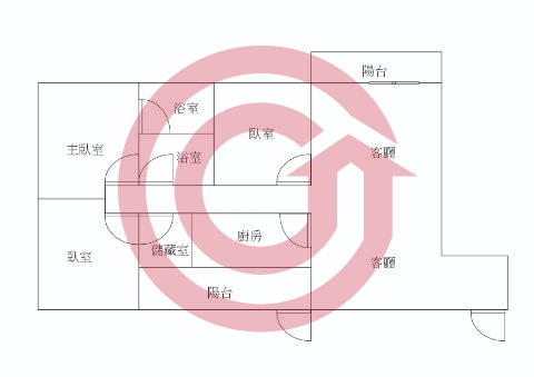 格局圖