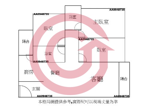 格局圖