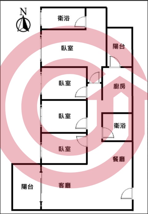 格局圖