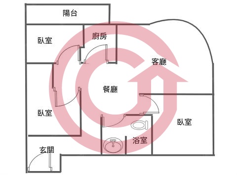 格局圖