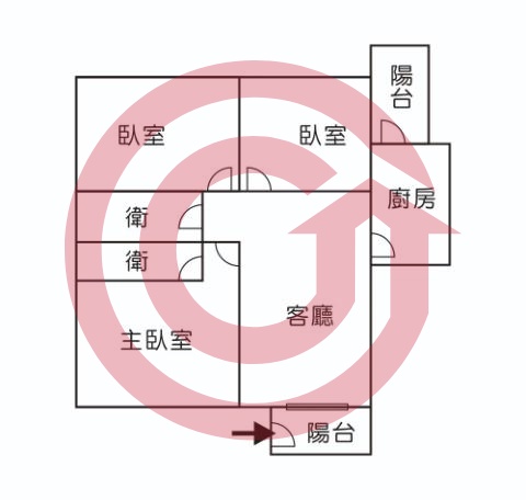 格局圖