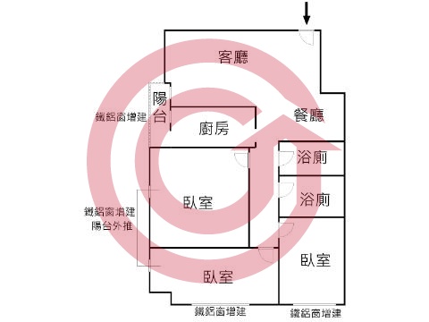 格局圖