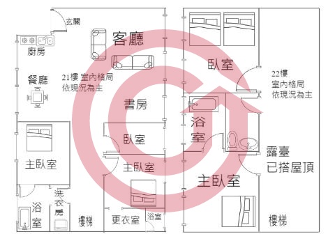 格局圖