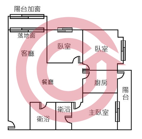 格局圖