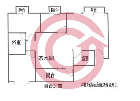 格局圖