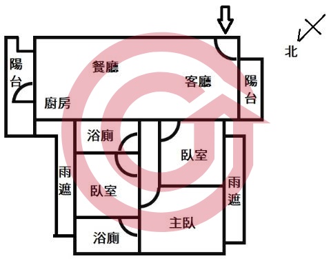 格局圖