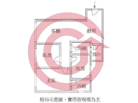 格局圖