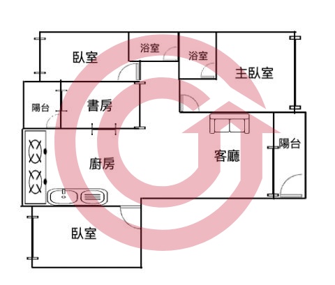 格局圖