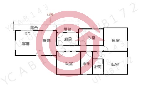 格局圖