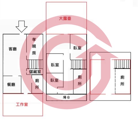 格局圖