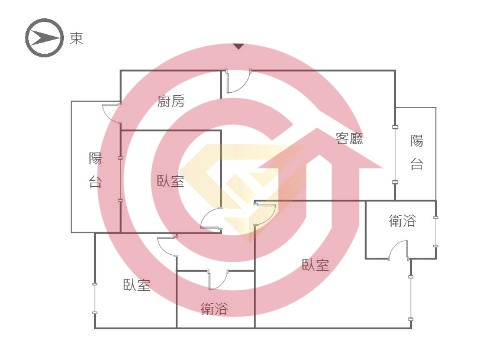 格局圖