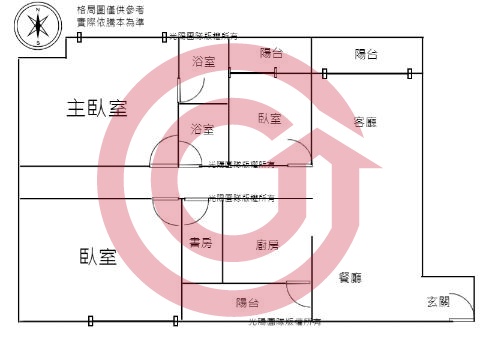 格局圖