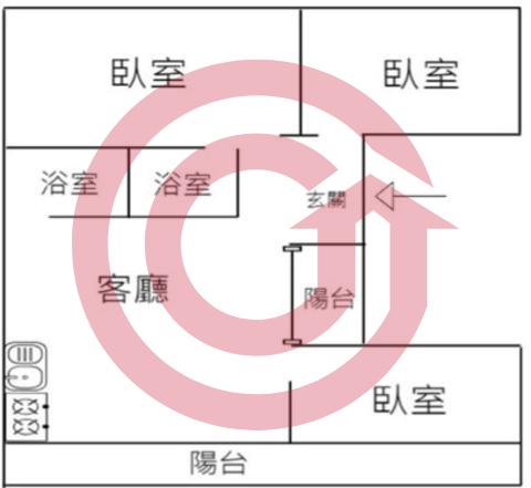 格局圖