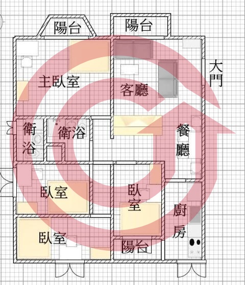 格局圖