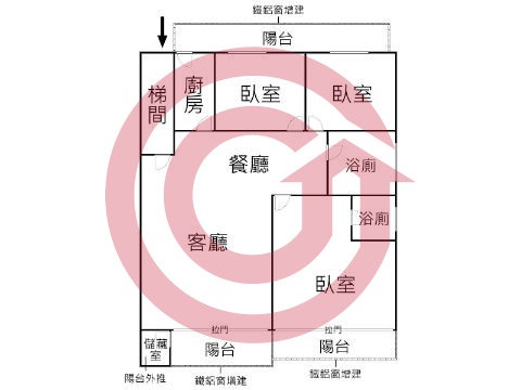 格局圖