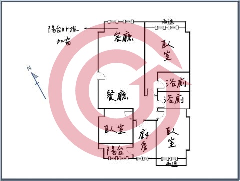 格局圖