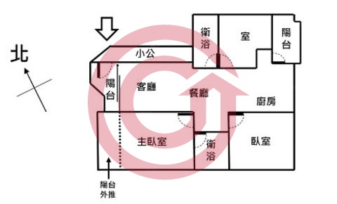 格局圖