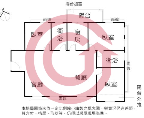 格局圖