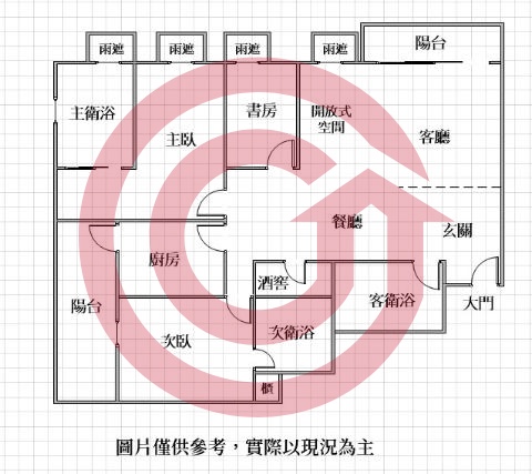 格局圖