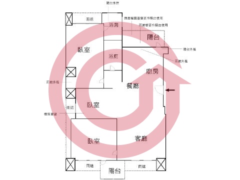 格局圖