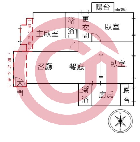 格局圖