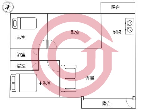 格局圖