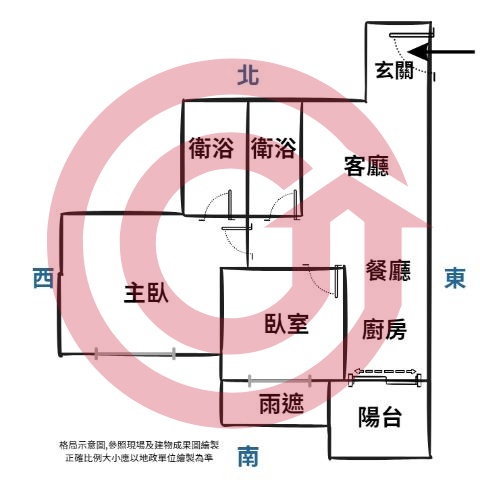 格局圖