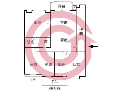 格局圖