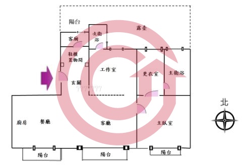 格局圖