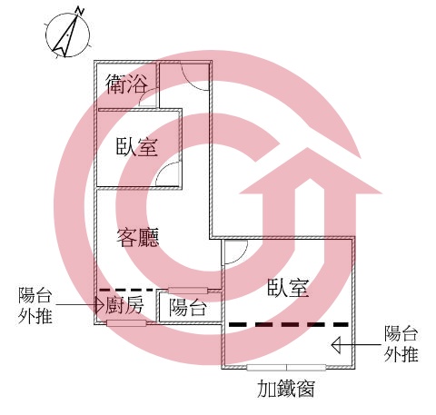 格局圖