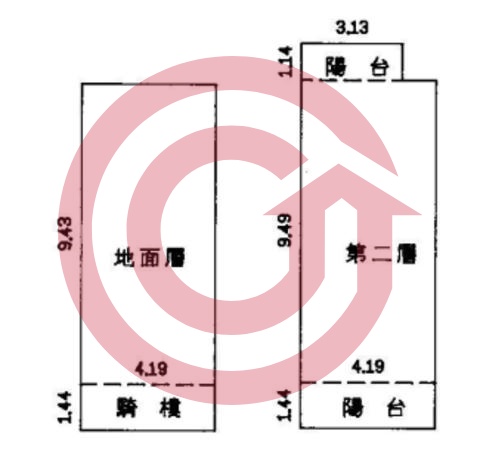 格局圖