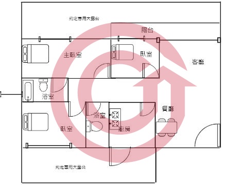 格局圖