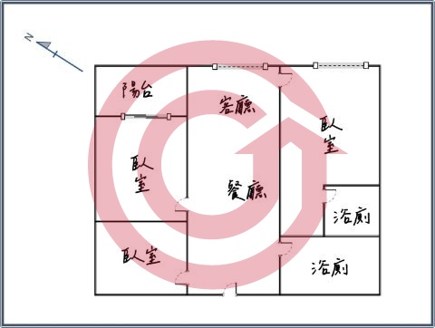 格局圖