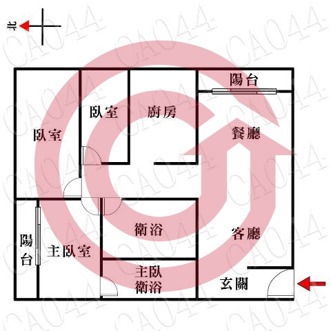 格局圖