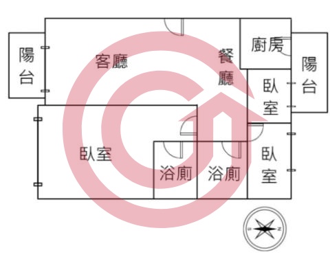 格局圖