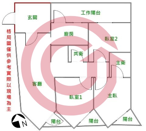 格局圖