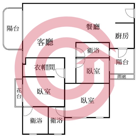 格局圖