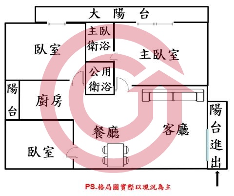 格局圖