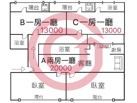 格局圖