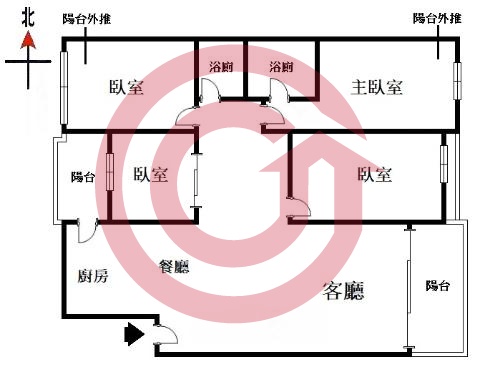 格局圖