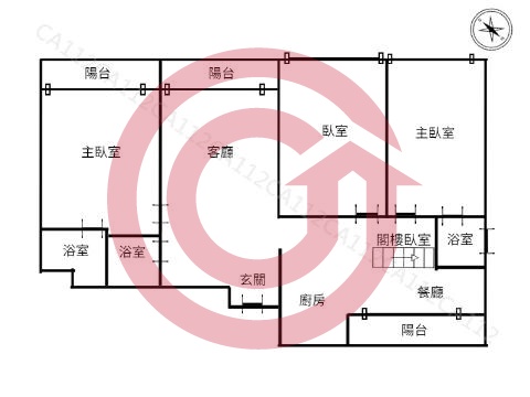 格局圖