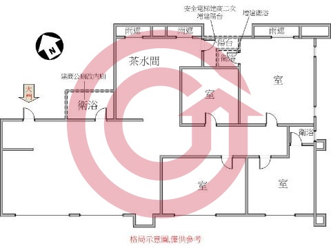 格局圖