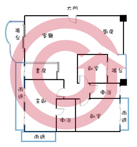 格局圖