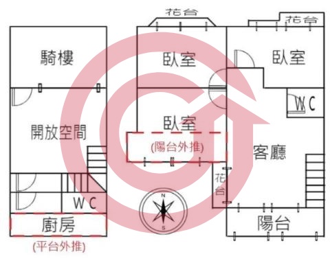 格局圖