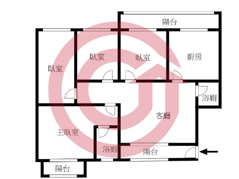 格局圖