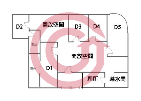 格局圖