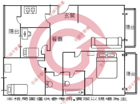 格局圖